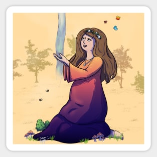 Forest Goddess Sticker